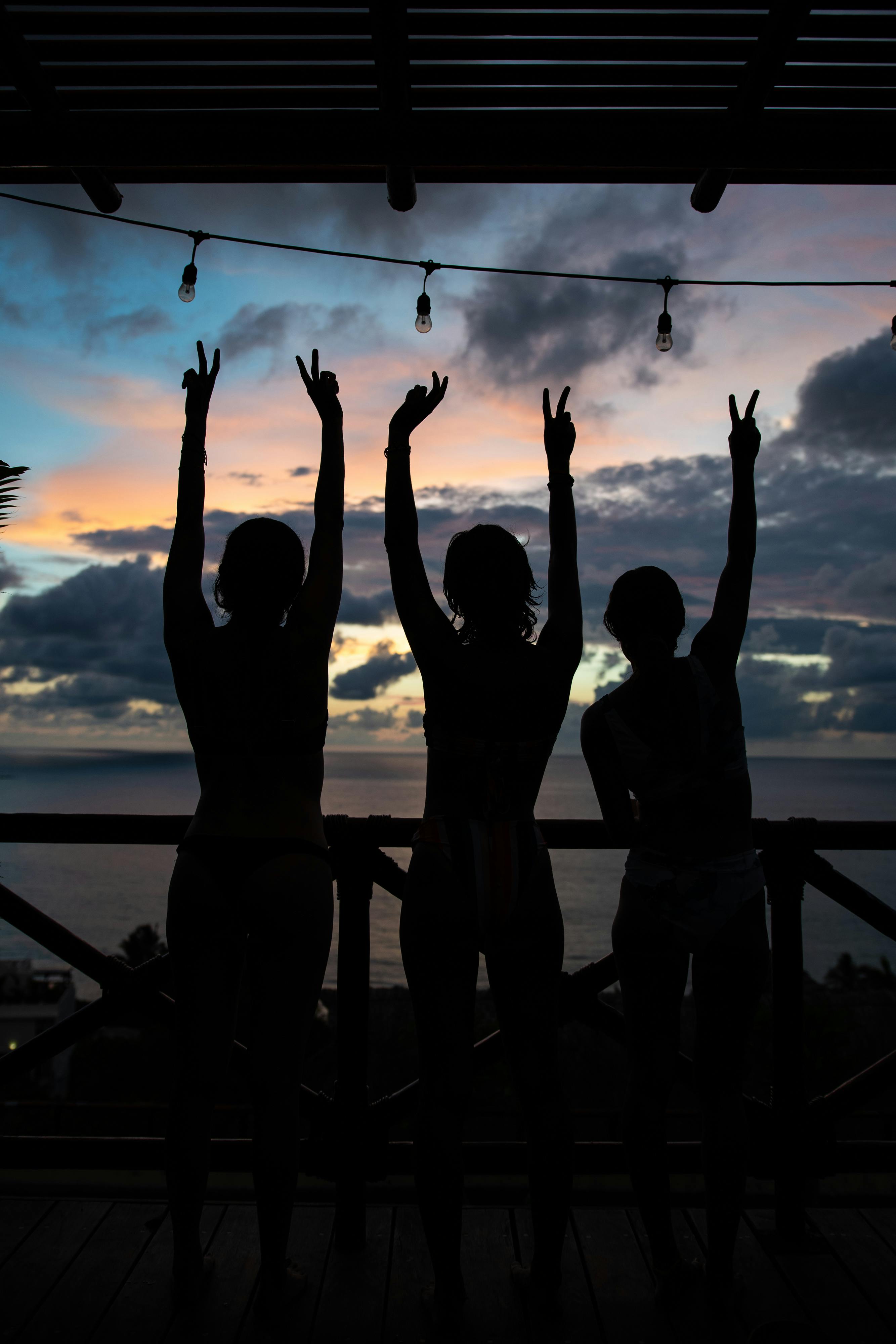 Group sharing a meaningful moment